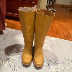 FRYE AND CO. Yellow Over the Knee Boots